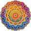 Whimsical Wooden Jigsaw Puzzle- Mandala