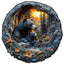 Whimsical Wooden Jigsaw Puzzle- Bear Cuddle