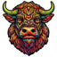 Whimsical Wooden Jigsaw Puzzle- Angry Bull