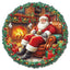 Whimsical Wooden Jigsaw Puzzle- Santa Claus