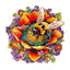 Launiges Holzpuzzle - Biene und Blume