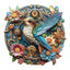 Whimsical Wooden Jigsaw Puzzle- Graceful hummingbird-2