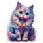 Puzzle en bois fantaisiste - Adorable chat Ragdoll
