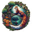 Whimsical Wooden Jigsaw Puzzle-Yin Yang Fox-1