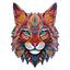 Whimsical Wooden Jigsaw Puzzle - MYSTERIOUS LYNX - pickApuzzle