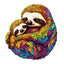 Whimsical Wooden Jigsaw Puzzle- Parent-child Sloth