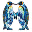 Whimsical Wooden Jigsaw Puzzle- couple penguins