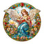 Whimsical Wooden Jigsaw Puzzle-Angelic Garden