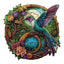 Whimsical Wooden Jigsaw Puzzle- Yin Yang Hummingbird-2