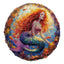 Whimsical Wooden Jigsaw Puzzle-Elegant mermaid