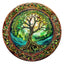 Whimsical Wooden Jigsaw Puzzle- Aurora Tree of Life-2