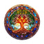 Whimsical Wooden Jigsaw Puzzle-Stained Glass Tree of Life