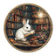 Whimsical Wooden Jigsaw Puzzle- Magic Library rabbit