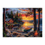 Whimsical Wooden Jigsaw Puzzle-canoe lake-1