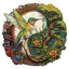 Whimsical Wooden Jigsaw Puzzle- Yin Yang Hummingbird-1