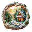 Whimsical Wooden Jigsaw Puzzle- 3D Christmas House - 1