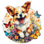 Whimsical Wooden Jigsaw Puzzle- Lovable Puppy