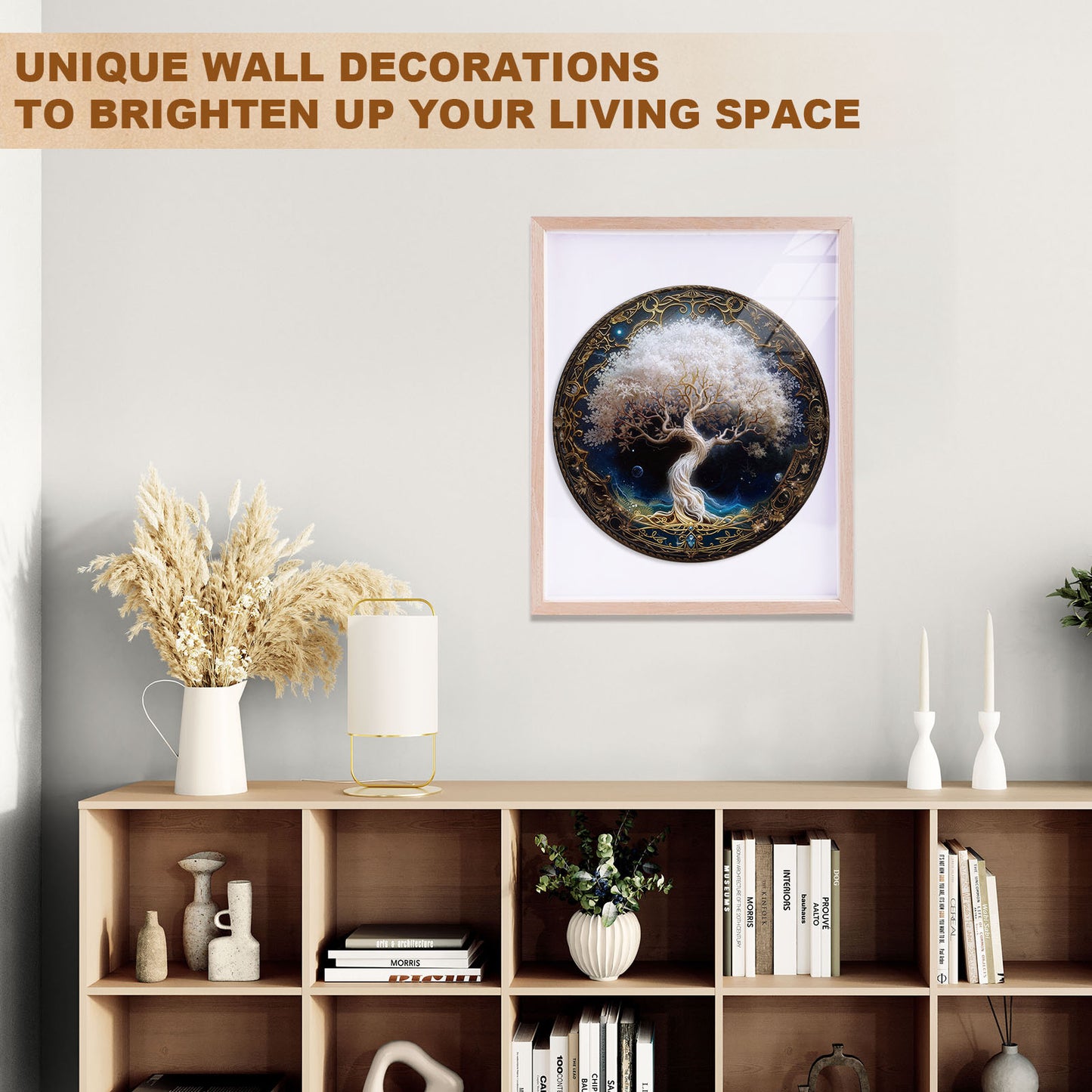 Whimsical Wooden Jigsaw Puzzle - Ivory Tree - pickApuzzle