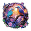 Whimsical Wooden Jigsaw Puzzle- Twilight Plumage