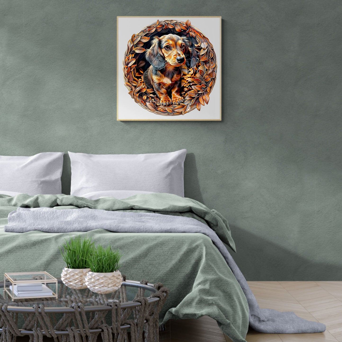 Engaging Wooden Jigsaw Puzzle - 3D dachshund - 2 - pickApuzzle