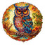 Whimsical Wooden Jigsaw Puzzle- Charming Owl