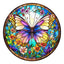 Whimsical Wooden Jigsaw Puzzle - Colorful Butterfly - pickApuzzle