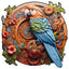 Whimsical Wooden Jigsaw Puzzle- Gear Parrot