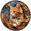 Whimsical Wooden Jigsaw Puzzle -Gentle Kitten