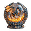 Whimsical Wooden Jigsaw Puzzle - Magic Ball Fire Dragon - pickApuzzle