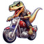 Whimsical Wooden Jigsaw Puzzle - Raptor Riders - pickApuzzle