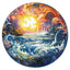 Whimsical Wooden Jigsaw Puzzle- Sunlit Ocean