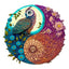 Whimsical Wooden Jigsaw Puzzle- YIN YANG OWL 2