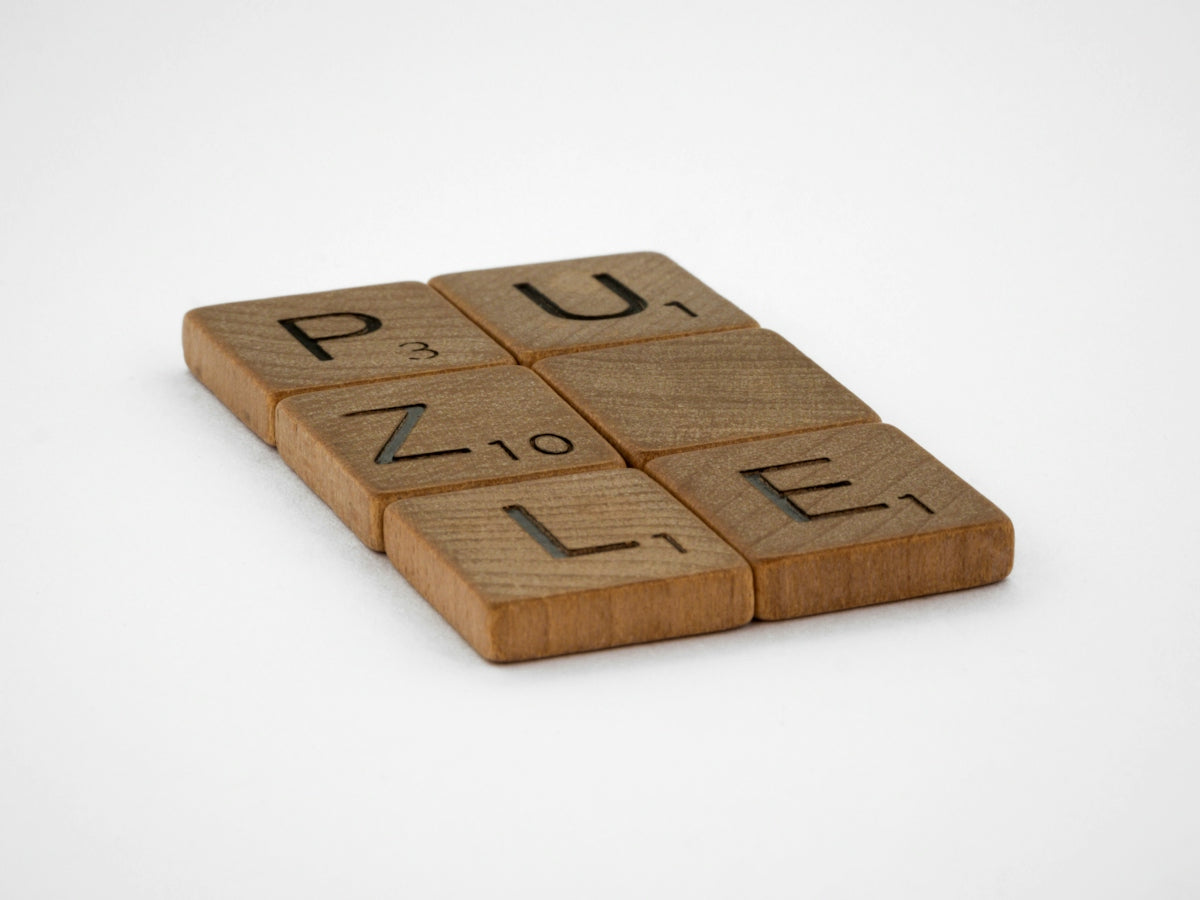 brown wooden blocks on white surface