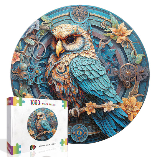 Wise Owl 1000-Piece Cardboard Jigsaw Puzzle