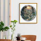 Whimsical Wooden Jigsaw Puzzle- 3d vision Inside The Cave-2