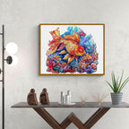 Whimsical Wooden Jigsaw Puzzle- Beautiful Goldfish