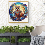Whimsical Wooden Jigsaw Puzzle- Owl Family 2