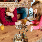 Whimsical Wooden Jigsaw Puzzle- Toilet Times