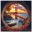 Puzzle en bois fantaisie - Pont du Golden Gate