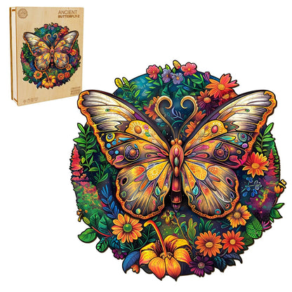 Ausgefallenes Holzpuzzle – Alter Schmetterling 2