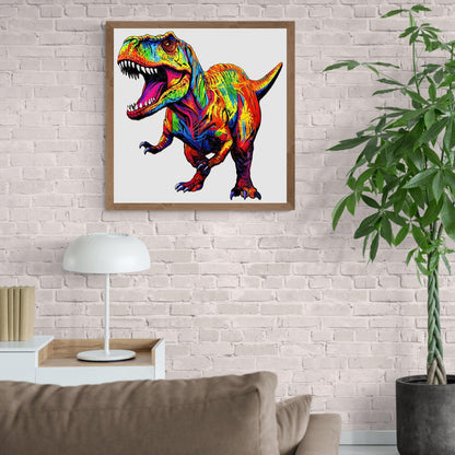 Spleeniges Holz-Puzzle – Brüllender Tyrannosaurus