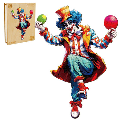 Skurriles Holz-Puzzle - Joker-1