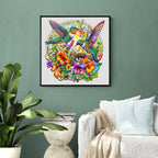 Whimsical Wooden Jigsaw Puzzle- Hummingbird Haven