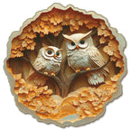 Whimsical Wooden Jigsaw Puzzle- Parent Child Owl