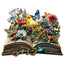 Puzzle en bois fantaisie - Fleurs sur le livre