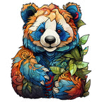 Whimsical Wooden Jigsaw Puzzle- Cute panda