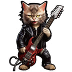 Whimsical Wooden Jigsaw Puzzle- Rock Cat