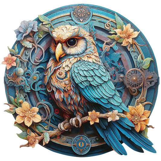 Engaging Wooden Jigsaw Puzzle- Wise Owl