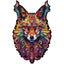 Whimsical Wooden Jigsaw Puzzle- Gorgeous Fox