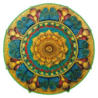 Whimsical Wooden Jigsaw Puzzle- Vintage Mandala